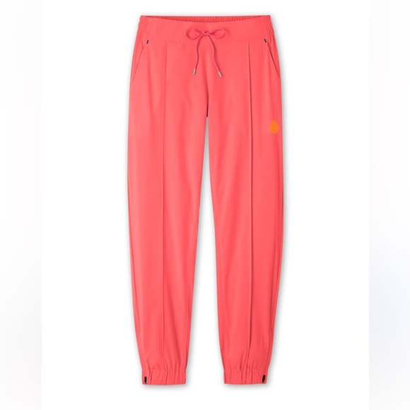 Stio SMALL PTV Jogger Coral Red Pink zipped ankle cuff - Picture 1 of 10